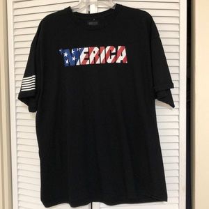 Black “MERICA” t-shirt